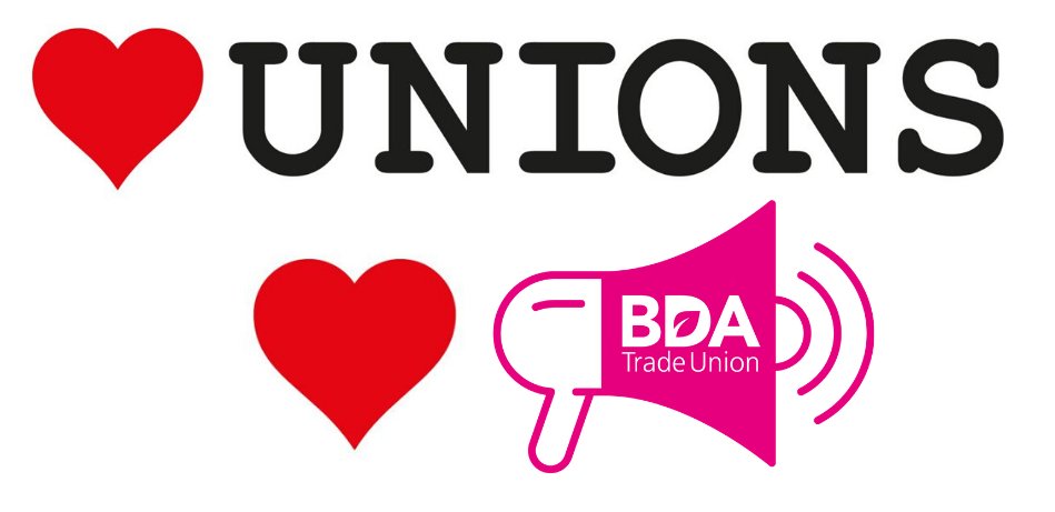 Heart Unions BDA Union Logo